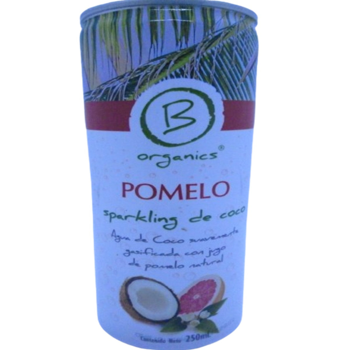 Agua Coco Sparkling Pomelo. B Organics 250ml.