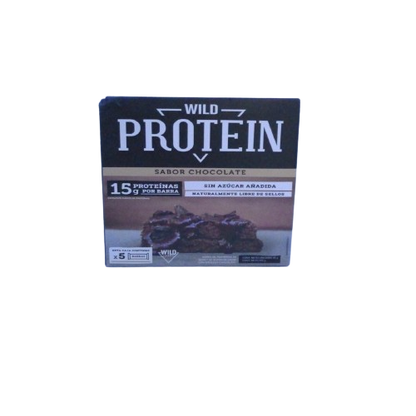 Wild Protein Barra Chocolate 45 G (5U). WILDFOODS.