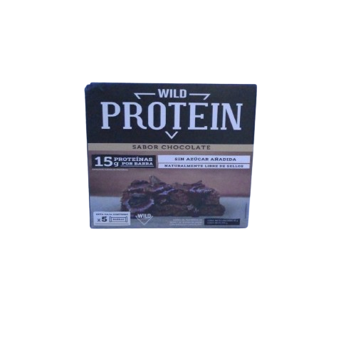 Wild Protein Barra Chocolate 45 G (5U). WILDFOODS.