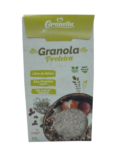 Granola Proteíca. Granolin 400gr.