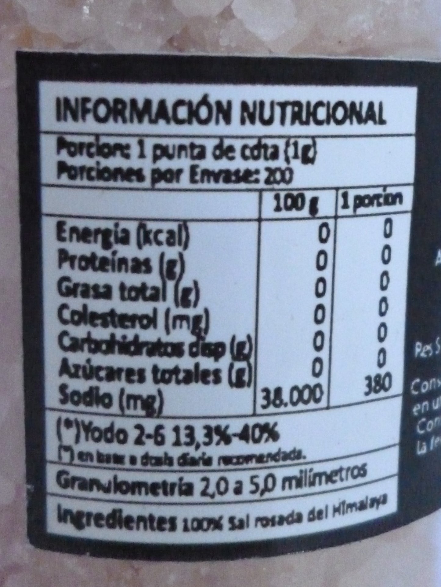 Molinillo Sal Rosada Del Himalaya. Los boldos 200gr.