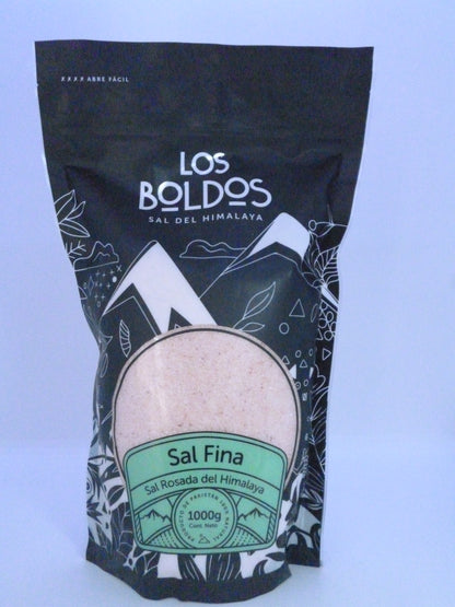 Sal Rosada Del Himalaya Fina. Los Boldos 1000gr.